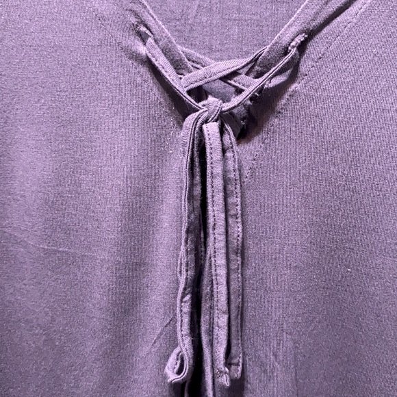 STUDIO II RAYON BLUE SHORT SLEEVE TOP SZ XL - Picture 5 of 10